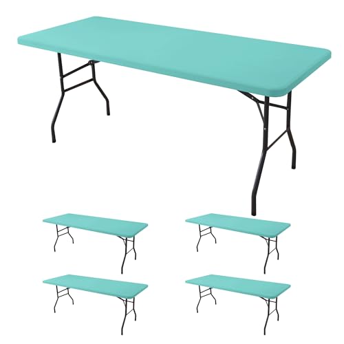 Spandex 6ft Table Cover Fitted (4 Count)