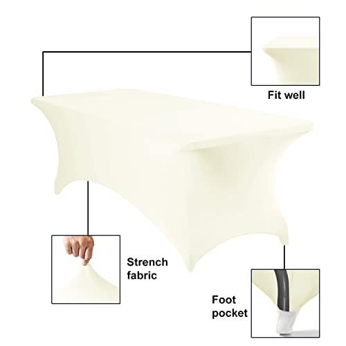Spandex 8ft Waterproof Table Cover for Party