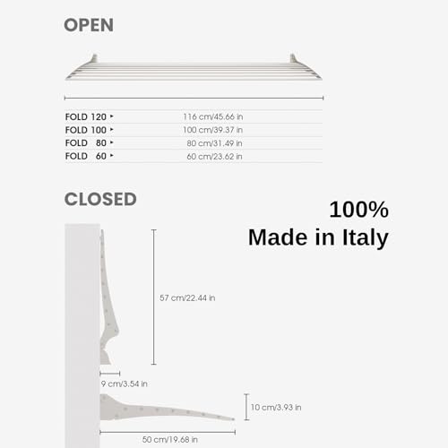 Fold wall Mounted Drying Rack
