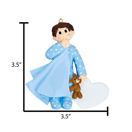 3D Brunette Toddler Ornaments for Christmas Tree 2026