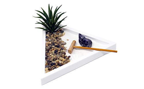 Mini Zen Garden Kit with White Sand