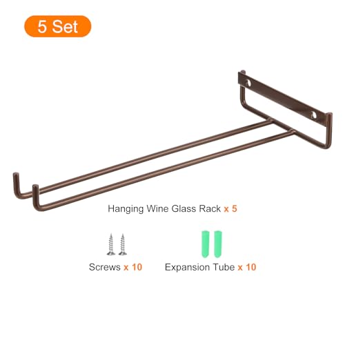 5Pcs Wine Glass Rack (5 Count)
