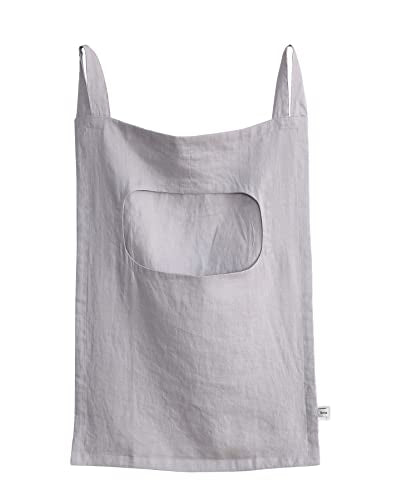 100% Linen Door Hanging Laundry Hamper Bag