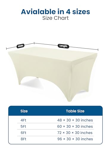 Spandex Table Cloth 1 Pack [6FT