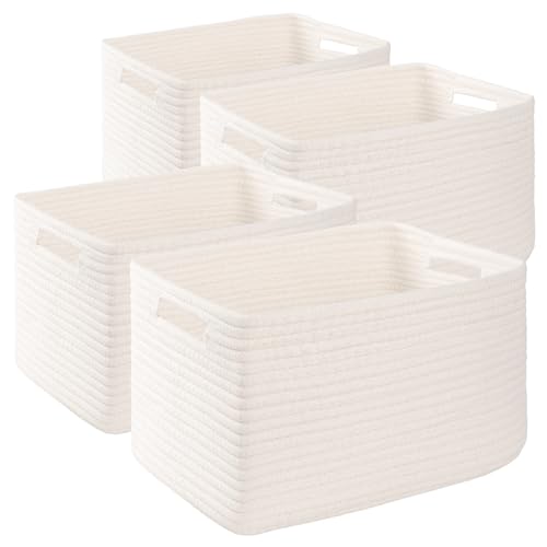 4 Pack Storage Baskets for Organizing (4 Count)