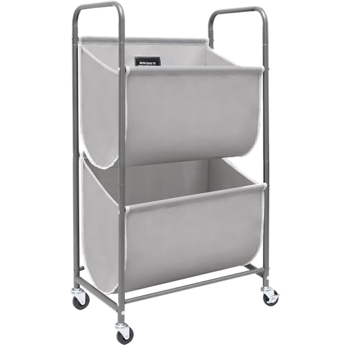 80 Liters Vertical Rolling Laundry Hamper