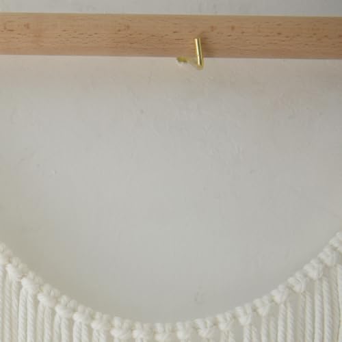 Macrame Wall Hanging Boho Yarn Art Tassel Beaded Handmade Decor 57"W*41"L