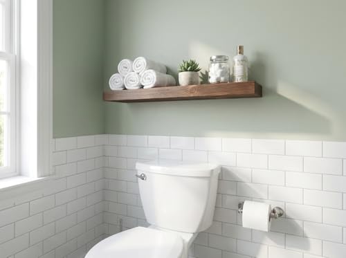 30 Inch Wooden Floating Shelves for Wall
