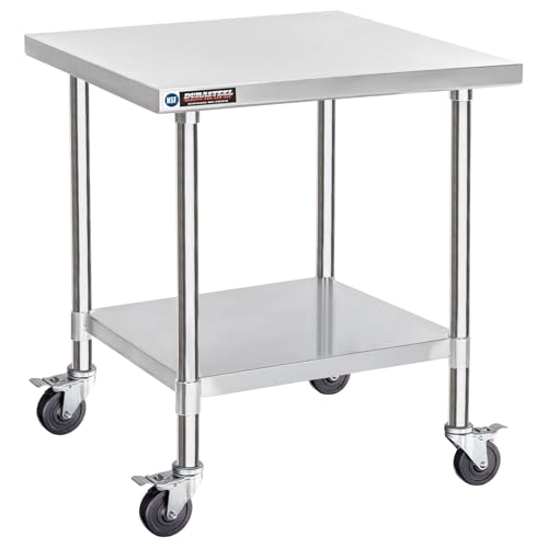 30x30 NSF Stainless Steel Cart Work Table