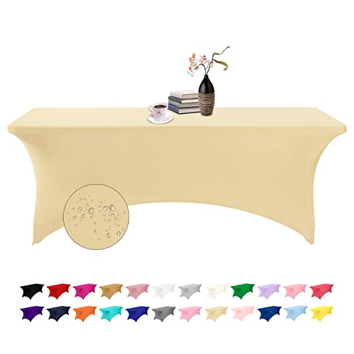 Spandex 8ft Waterproof Table Cover for Party
