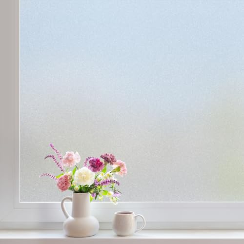 Frosted Glass Window Privacy Film (12.92 Sq Ft)