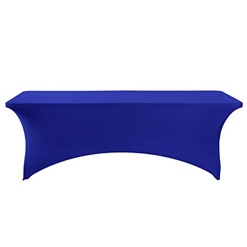 2Pack Spandex Table Cover for 6Ft or 4fT or 8ft Table Universal Fitted Stretch Tablecloth for Party (2 Count)