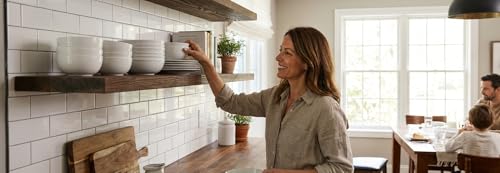 72 inch Wooden Floating Shelves for Wall
