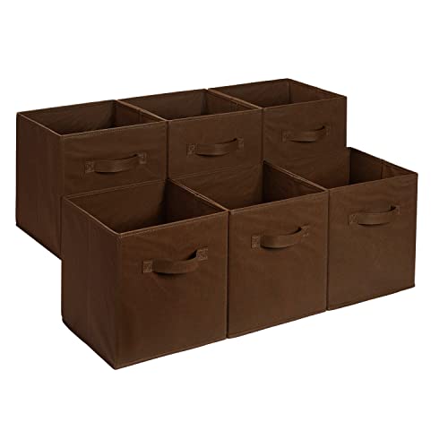 Collapsible Fabric Storage Bins with Handles (6 Count)