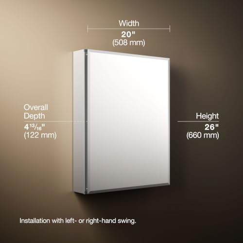 Frameless Bathroom Mirror Medicine Cabinet
