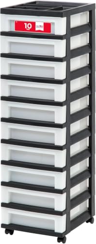 10 Drawer Rolling Storage Cart