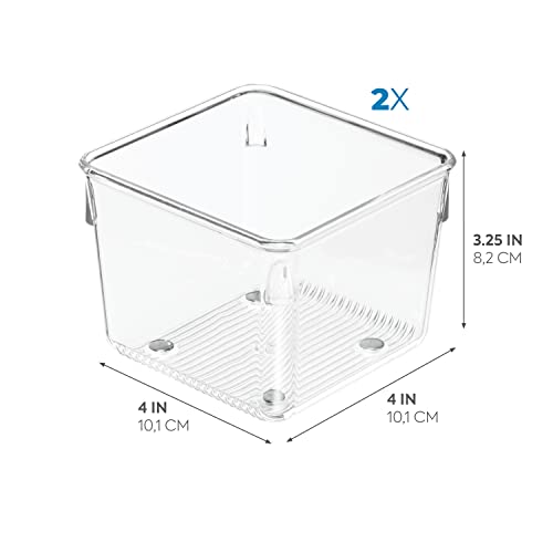 Linus Plastic Kitchen Drawer Organizer for Silverware (2 Count)