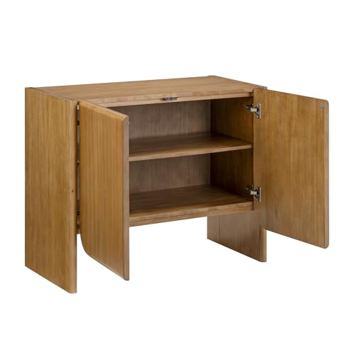 Jacala Mid Century Modern Entryway Storage Cabinet with Doors