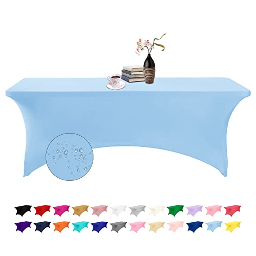 Spandex 8ft Waterproof Table Cover for Party