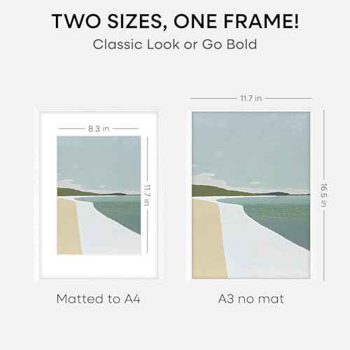 A3 White Oak Picture Frame