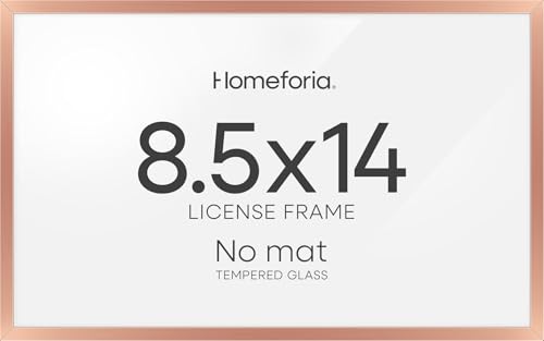 8.5x14 Rose Marriage License Frame (3 Count)