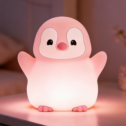 Penguin Night Light for Kids