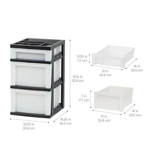 3 Drawer Storage Cart