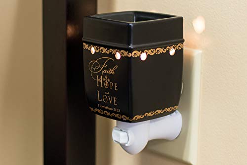 Faith Hope Love Ceramic Stoneware Plug