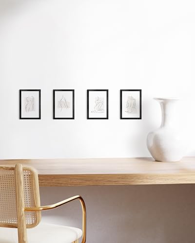 4x6 Black Metal Picture Frames (25 Count)