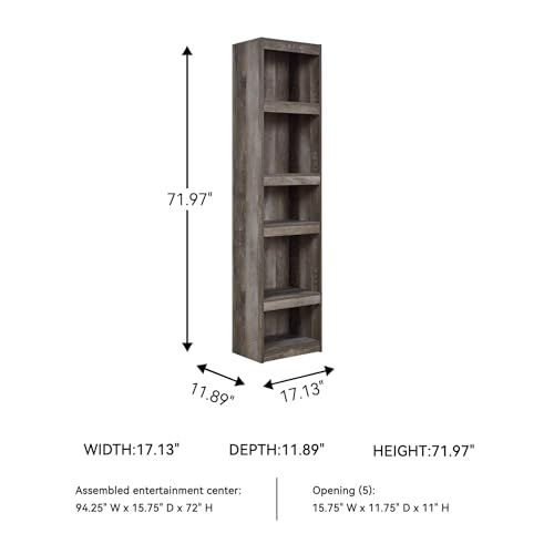 Wynnlow Tall Pier Bookcase