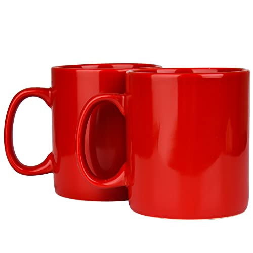 30oz Super Large Ceramic Coffee Mugs Large Handles Set of 2 (2 Count)