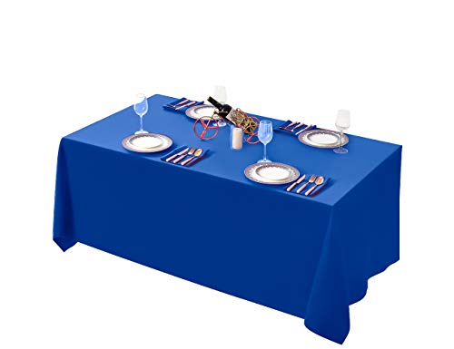 90x132 Inch Tablecloth for 6 Foot Rectangle Tables