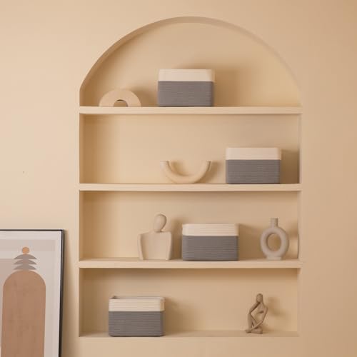 4 Pack Storage Baskets for Organizing (4 Count)