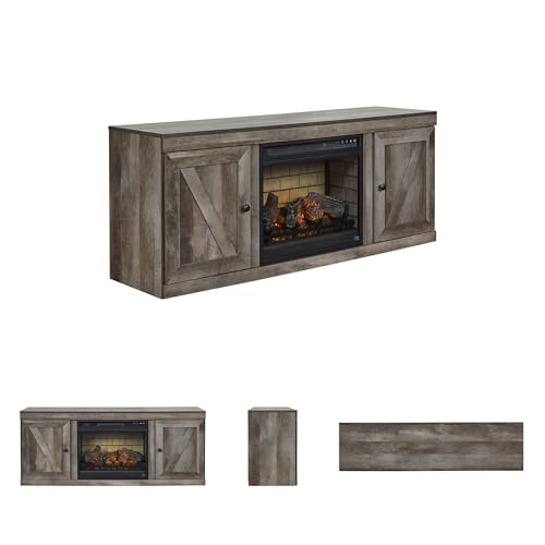 60" TV Stand with Electric Fireplace