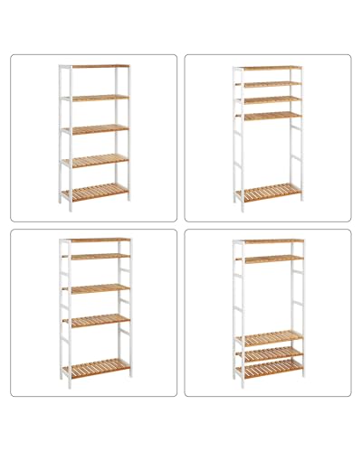 5 Tier Bamboo Shelf