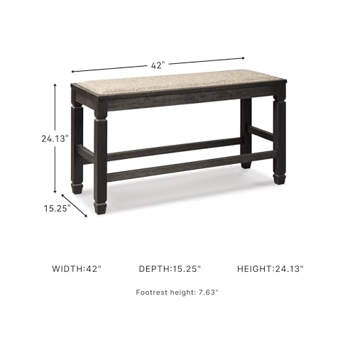 1 Piece Counter Height Dining Bench