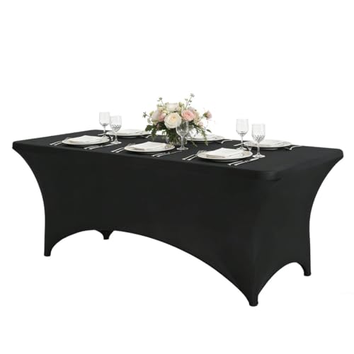 6FT Stretch Spandex Fitted Tablecloth