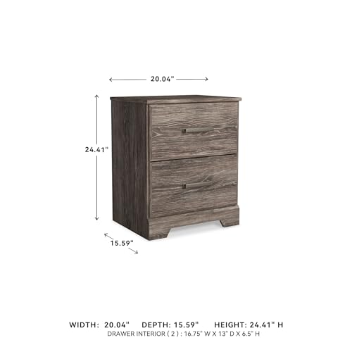 2 Drawer Nightstand