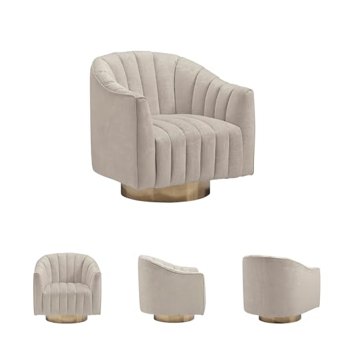 Swivel Barrel Accent Chair