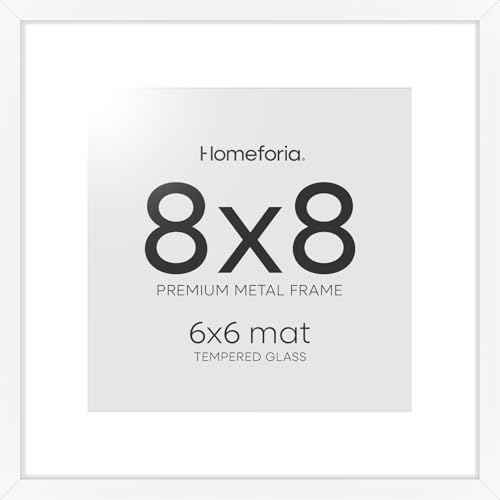8x8 White Picture Frame (2 Count)