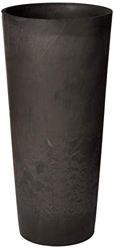 Dark Charcoal Marble S32DCM Contempo Tall Round Planter