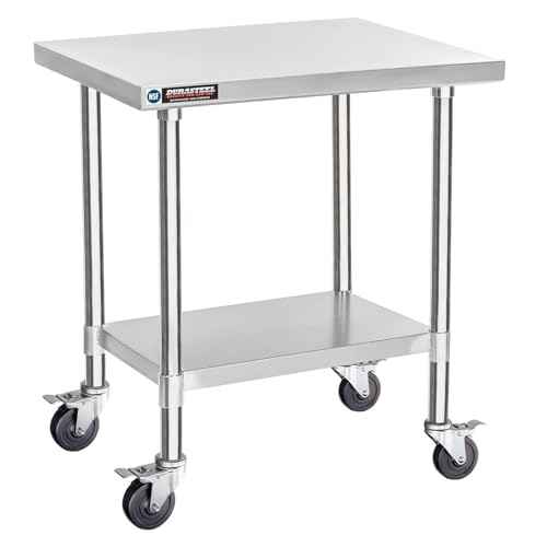 24x30 NSF Stainless Steel Cart Work Table