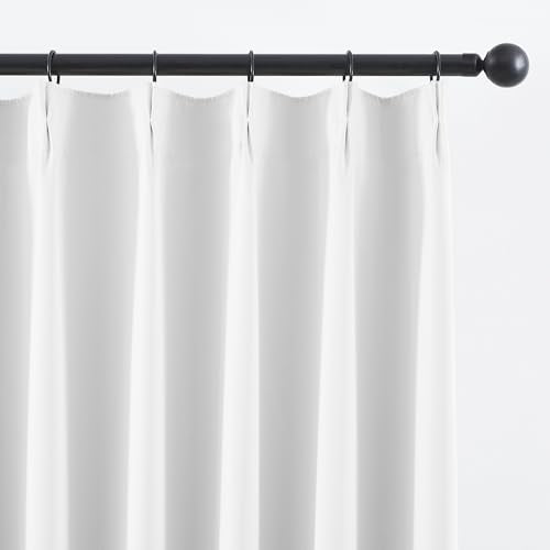 White Room Darkening Curtains 108 Inches Long
