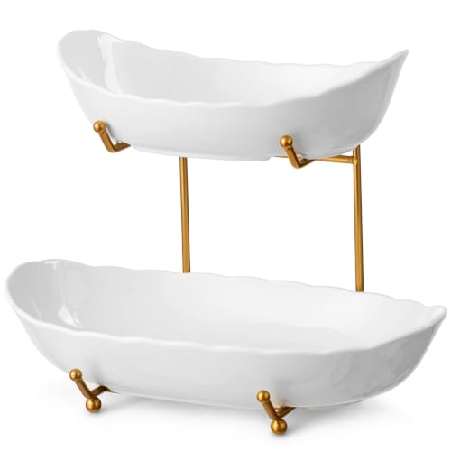 2 Tier Large Fruit Bowl