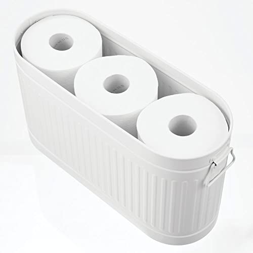 Large Steel Free Standing Toilet Paper Organizer