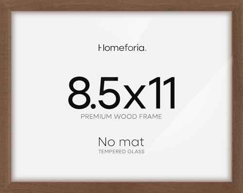 8.5x11 Brown Oak Diploma Frame (3 Count)
