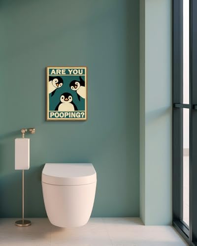Framed Canvas Wall Art Home Decor Penguin Probe Canvas Prints