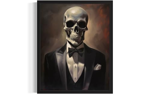 Skull Portrait Poster Art Print