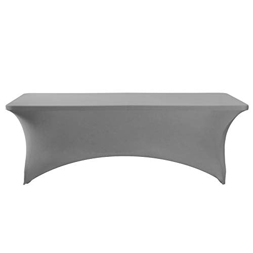 Spandex Table Cover for 8FT or 4ft or 6ft Table Universal Fitted Stretch Tablecloth for Party
