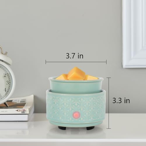 Green Ceramic Wax Melt Warmer 3